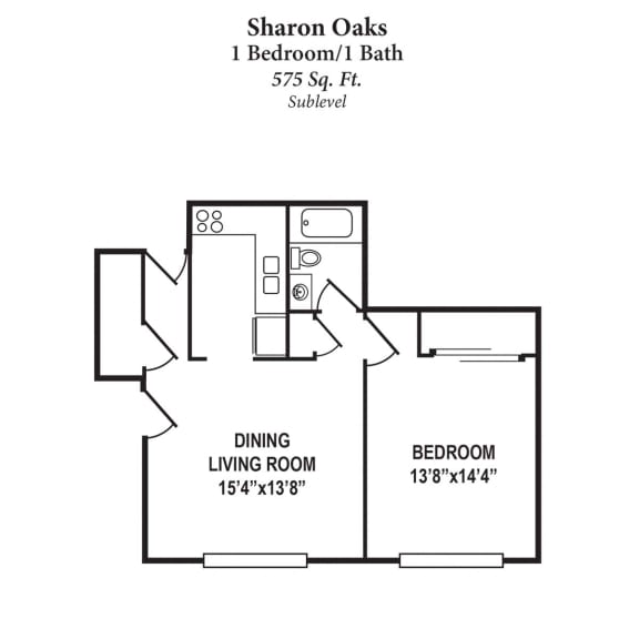Floor Plans of Forest Park Apartments in Forest Park, OH